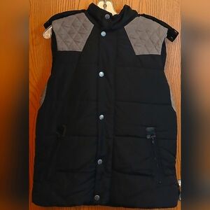 American Stitch Hooded Puffer Vest size Youth L